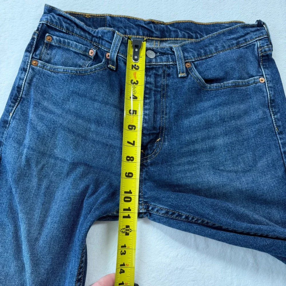 Levi's 505 Regular Fit Jeans Mens 32x32 Blue Good Medium Wash Straight Leg
